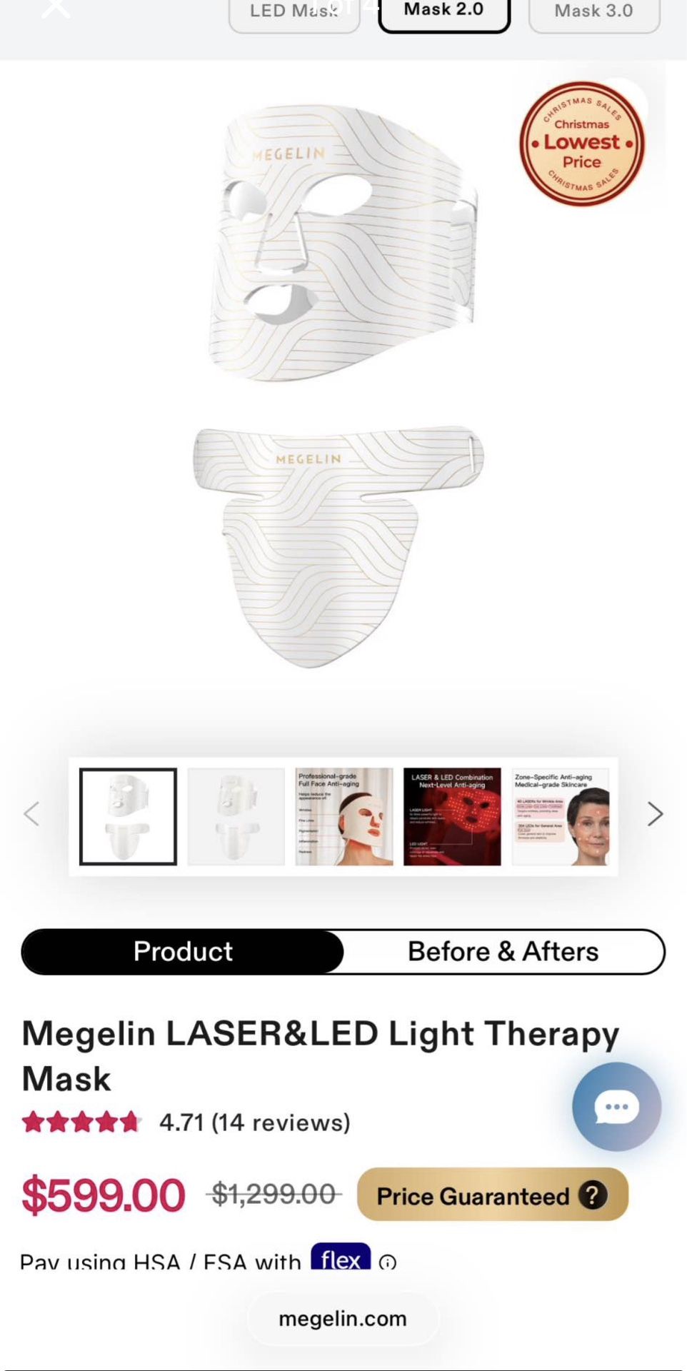 LED Face And Neck Mask