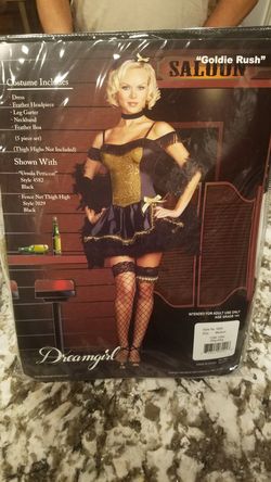 Medieval Saloon Girl Halloween Costume - $35