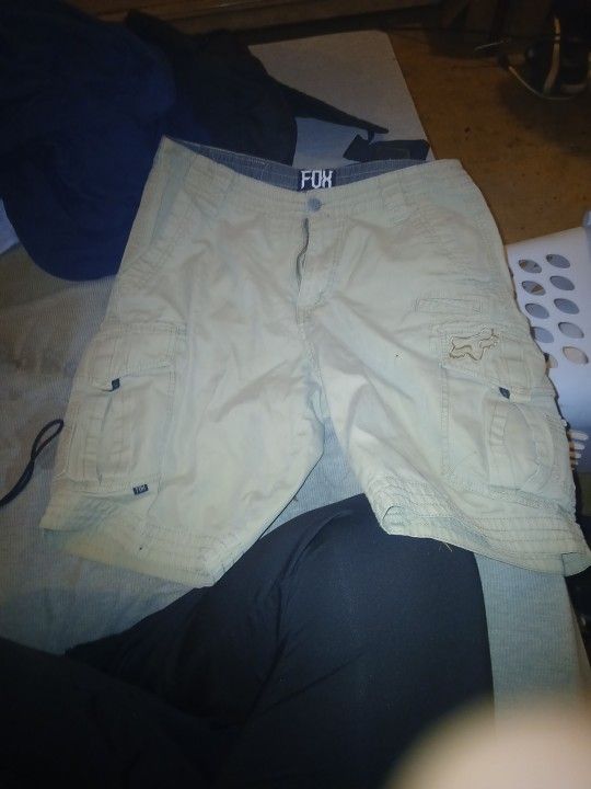 Tan Jean Shorts Fox Size 33 In Mens