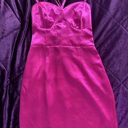 Hot pink Dress 