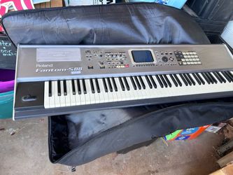 Roland fantom key board fender amps guitar