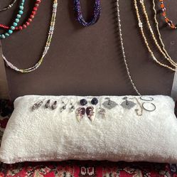 80's Costume jewelry necklaces earrings etc. as is pick up. 