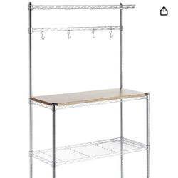 3 Tier Kitchen Storage Bakers Rack Shelving Unit