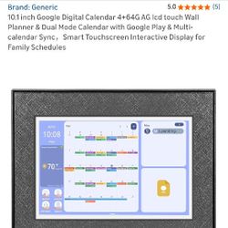10.1” Smart Google Digital Wall Calendar – BRAND NEW, Never Used