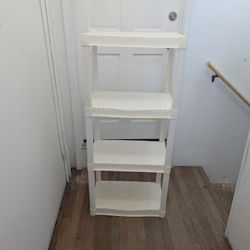 4 Shelf Adjustable Shelving Unit