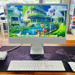 Apple iMac 24” 2024 M4 16GB RAM 500GB Like New Apple warranty till 04/01/2026