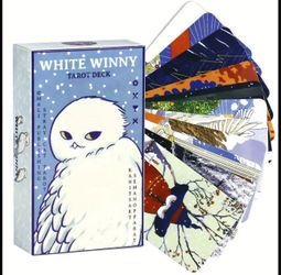 Hoot Owl Winny Tarot Card, 78-Cards, Pocket Size Divination Cards Party Game, Fortune Telling Board Game, Christmas Gifts for Ages 14+