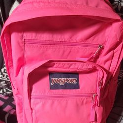 Jansport Big Student Ultra Pink Backpack - EXCELLENT USED CONDITION