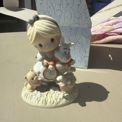 Precious Moments Disney Alice In Wonderland Sculpture Statue Collection Figurine