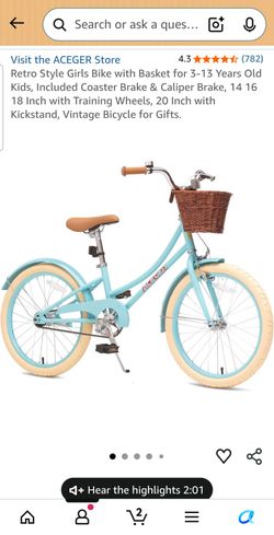 20 inch girls bike