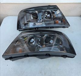 Ford F150 04-08 Lincoln Mark LT LED DRL Projector Headlights Luces Focos Micas Faros Faroles Headlamps
