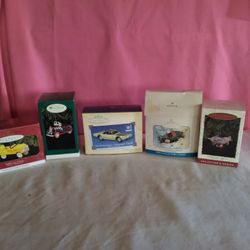 Hallmark Kiddie Car Ornaments 