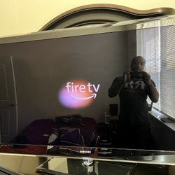 55 inch Samsung TV with fire stick