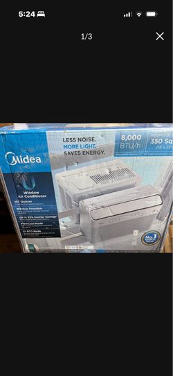 MIDEA 8000btu Air Conditioner Wi-Fi New