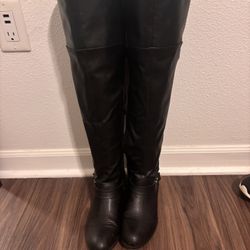 Bar III Black Over The Knee Boots Size 7.5