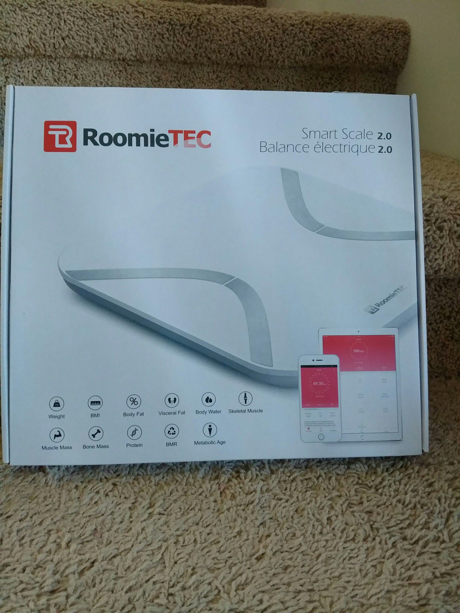 RoomieTec Smart Bluetooth Body Scale