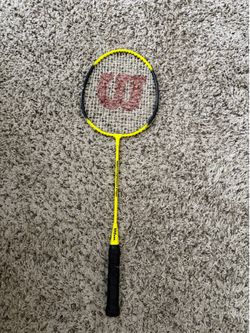 Wilson Match Point Badminton Racquet - Yellow