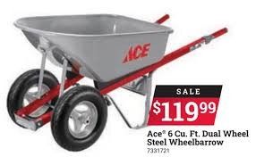 Brand New! Ace Hardware Two Wheeler Wheelbarrow