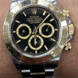 Vintage Daytona Zenith 18k/SS Buy Sale Trade Box Papers Gold Watches Diamonds 10k 14k 18k 22k 24k