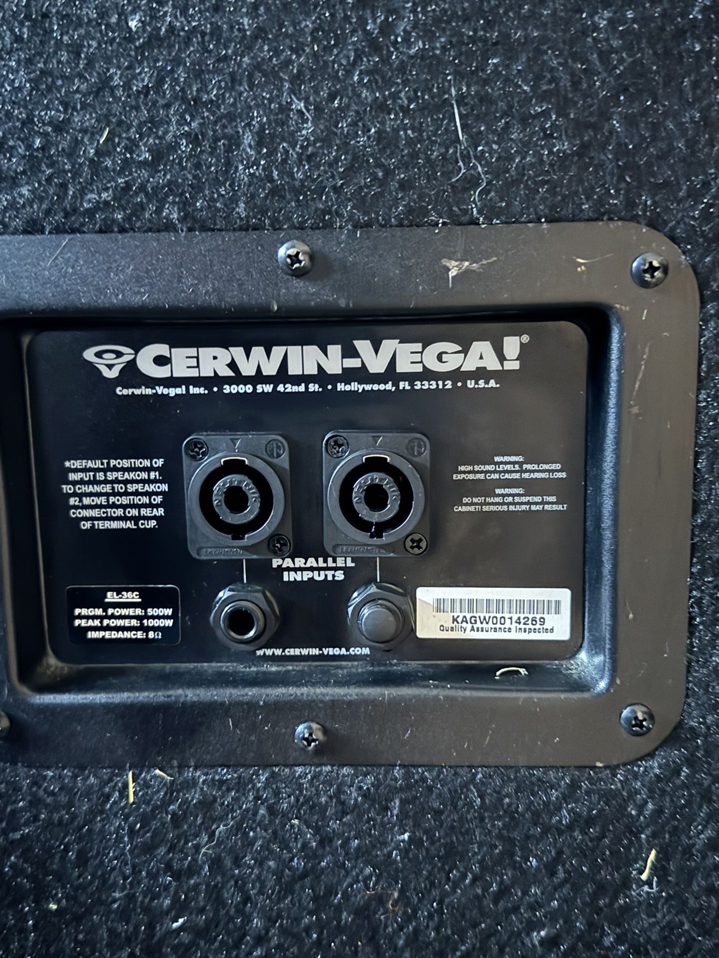 Cerwin-Vega Subwoofers 
