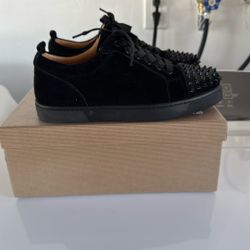 Christian Louboutin Spike Sneakers Red Bottoms