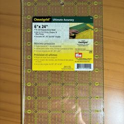 OMNIGRID 6" X 24" ULTIMATE ACCURACY..ALL PURPOSE BASIC RULER
