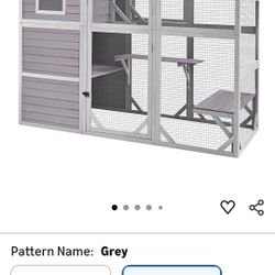 Aivituvin Large Cat Catio 4 Tiers Cat Enclosures House 