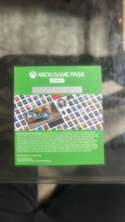 Xbox game pass ultimate