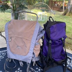 2 Hiking Backpacks 