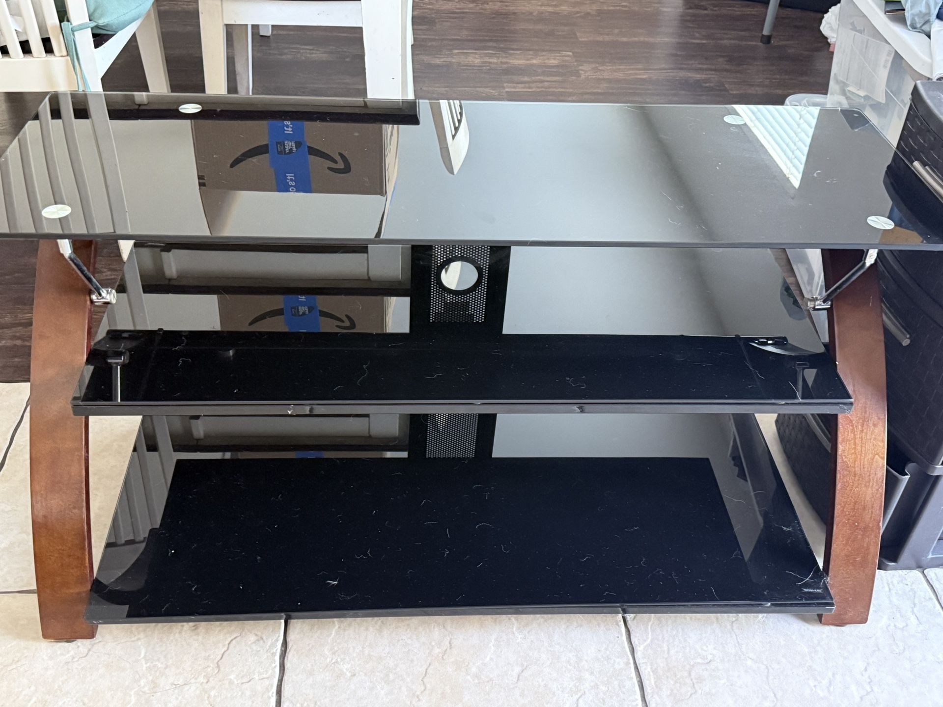 Glass TV Stand / Entertainment Center