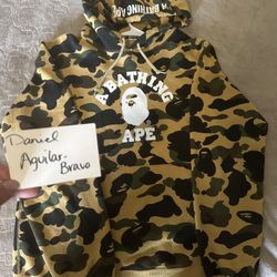 BAPE 1st Camo College Logo Pullover