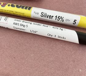 Silver Brazing Solder Rods