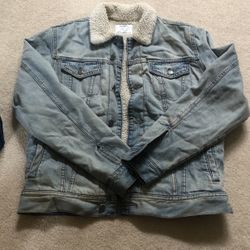 Sherpa Lined Jean Jacket 