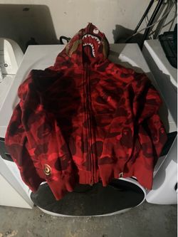 Bape hoodie double hood