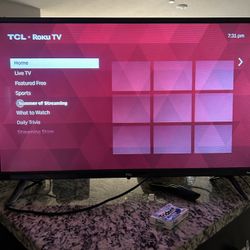 33” TCL Roku Tv