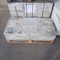 Silver Antique Travertine Pavers