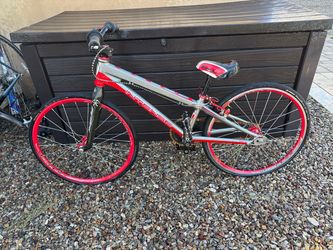 Mini XL BMX Racing Bike – Red/Silver