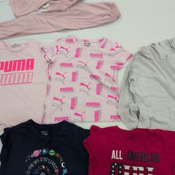 PUMA & Champion (TTL.10 item) bundle of 10 juniors teen girls crop tops sz 10-12T