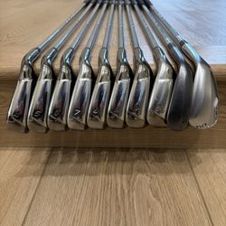 Taylormade Burner 2.0 Irons 4-PW, SW, Cleveland 50 & 60 wedge (10 clubs)
