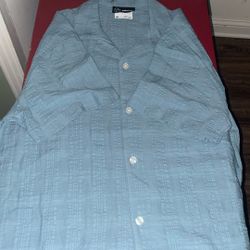 Blue Button Up 