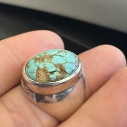 925 Sterling Silver Turquoise Ring