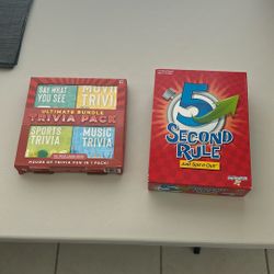 Party Games Bundle – 5 Second Rule & Trivia Pack 