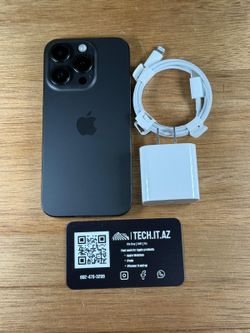 📱 iPhone 15 Pro | 128GB | Black Titanium | Spectrum Mobile Only | Hablo Español