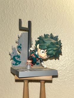 My Hero Academia Deku Chibi Figure with Diorama Base