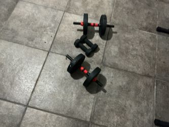 Gym home fitness equipment Dumbells And Bench