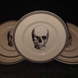 6 Victorian English Pottery Dinner Plates By Edward Challinor
