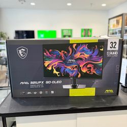 MSI 32" MAG321UPX 4K UHD OLED 240Hz Gaming Monitor