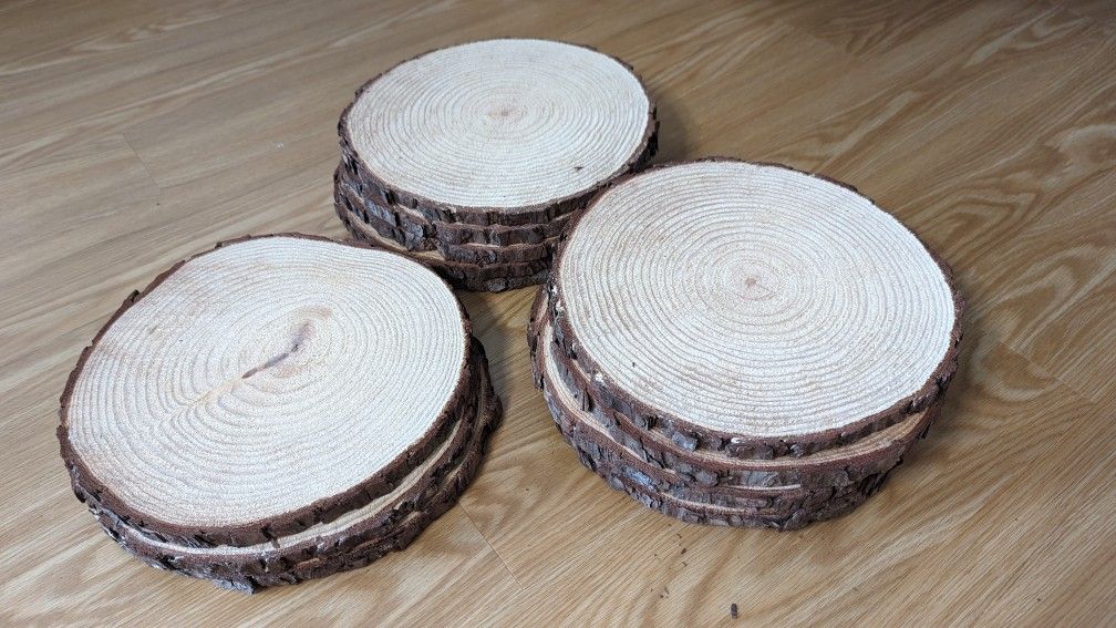 Wedding Centerpiece Wood Slices (Natural)