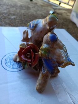 Glass  Bird Figurine