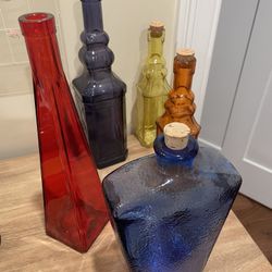 Glass Bottles Home Decor